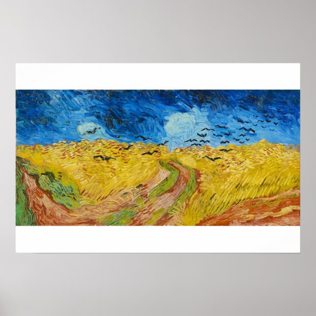 Wheat Field With Crows Poster (Front)