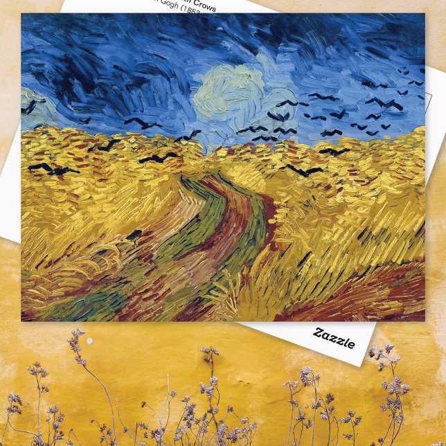 Wheat Field with Crows Vincent van Gogh Postcard (Creator Uploaded)