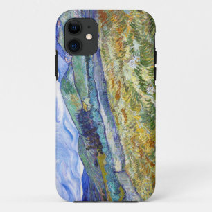 Wheat Field with Mountains in the Background iPhone 11 Case