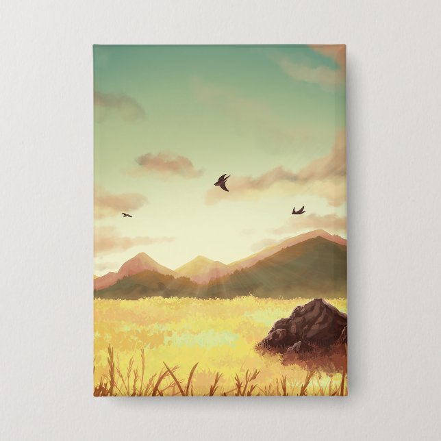 Wheat fields at sunrise (Front)