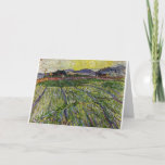 Wheat Fields by Van Gogh Thank You Card<br><div class="desc">Heavily modified to hide unwanted defects and tuextures this is a classic art image by Van Gogh.</div>