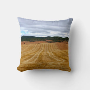 Wheat fields cushion