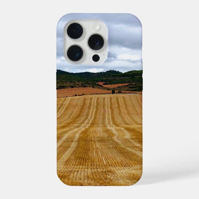 Wheat fields iPhone case (Back)