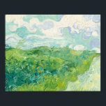 Wheat Fields - Vincent van Gogh Fine Art Poster<br><div class="desc">Green Wheat Fields, Auvers - Vincent van Gogh (1890), Dutch artist, fine art decor or gift. TRANSFER ART IMAGE TO ANY PRODUCT. All our fine art images are sourced from public galleries and optimised at 600 pixels per inch at a high resolution to provide a quality print on any product....</div>