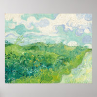 Wheat Fields - Vincent van Gogh Fine Art Poster
