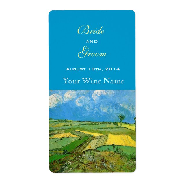 Wheat Fields wine labels (Front)