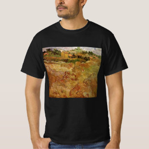 Wheat Fields with Auvers by Vincent van Gogh T-Shirt
