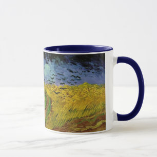 Wheat Fields with Crows by Van Gogh Mug