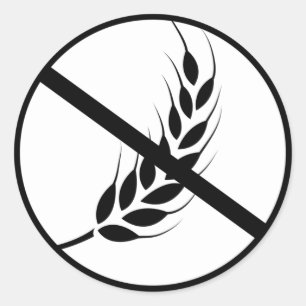 Wheat Free Classic Round Sticker