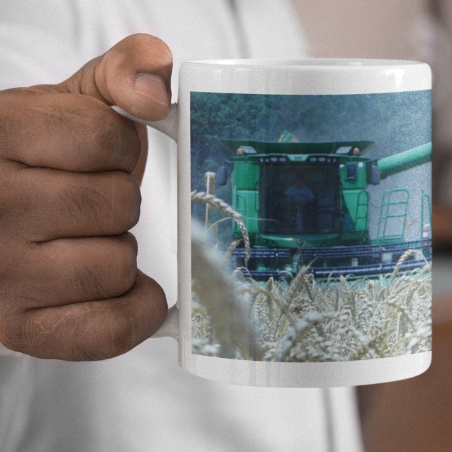 Wheat Harvest Farming Combine Rural Coffee Mug (Creator Uploaded)