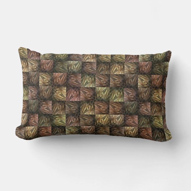 Wheat Spiklets Pattern, Lumbar Cushion (Front)