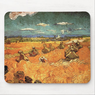 wheat Stacks with Reaper Mouse Pad