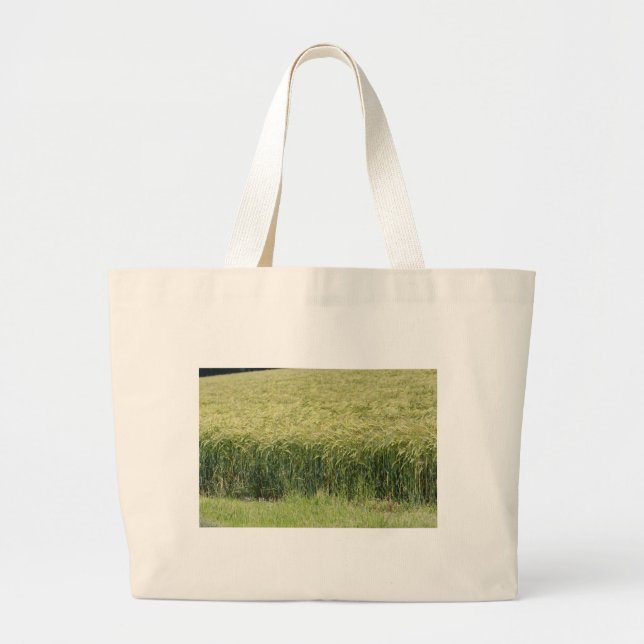 Wheat - Tasty! Large Tote Bag (Front)