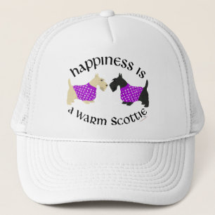 Wheaten & Black Scottie Happiness Trucker Hat