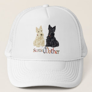 Wheaten & Black Scotties Mother's Day Trucker Hat