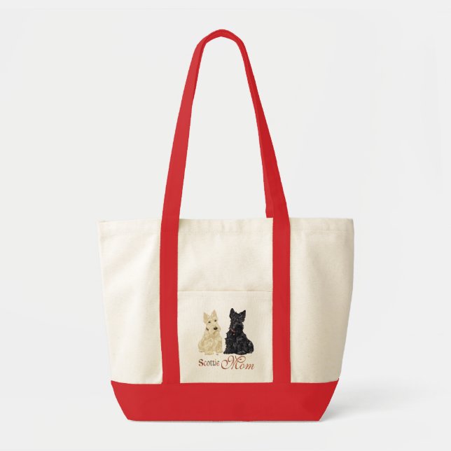 Wheaten & Black Scottish Terrier for Mother's Day Tote Bag (Front)
