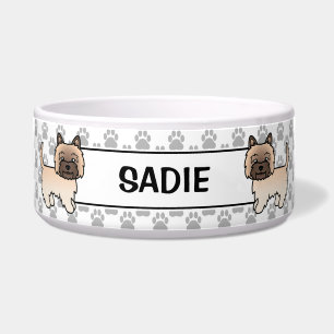 Wheaten Cairn Terrier Cute Cartoon Dog & Name