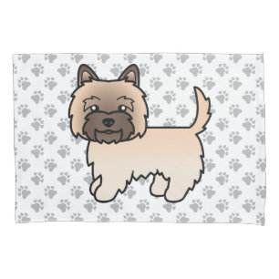 Wheaten Cairn Terrier Cute Cartoon Dog Pillowcase