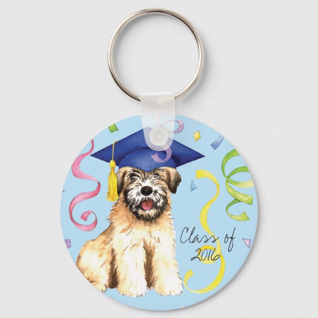 Wheaten Graduate Key Ring (Front)
