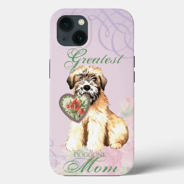 Wheaten Heart Mum Case-Mate iPhone Case (Back)