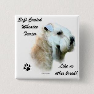 Wheaten Like No Other Breed 15 Cm Square Badge