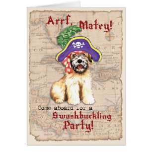 Wheaten Pirate Invitation