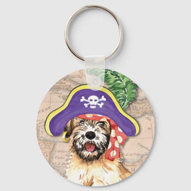 Wheaten Pirate Key Ring (Front)