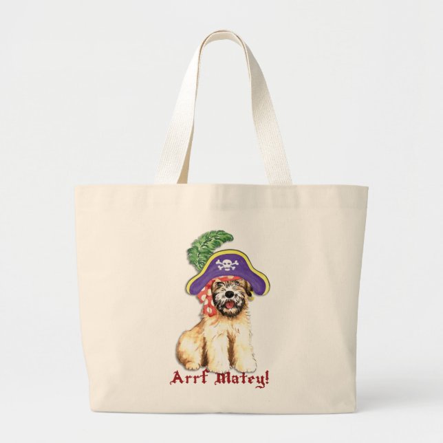 Wheaten Pirate Large Tote Bag (Front)