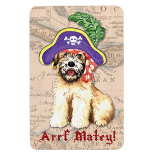 Wheaten Pirate Magnet