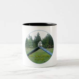 Wheaten Scottie Agility Two-Tone Coffee Mug