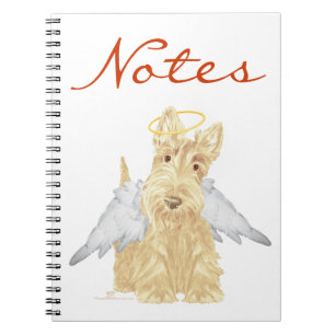 Wheaten Scottie Angel Notebook