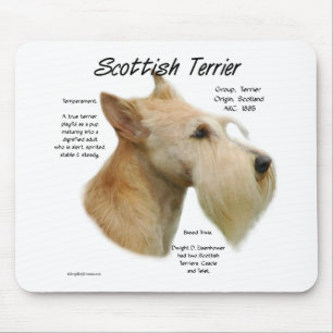 Wheaten Scottie History Mouse Pad