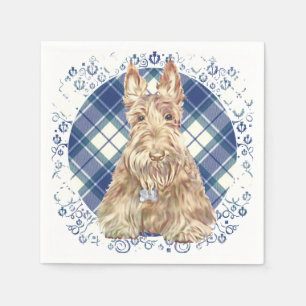 Wheaten Scottie Tartan Napkin