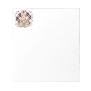 Wheaten Scottie Tartan Notepad