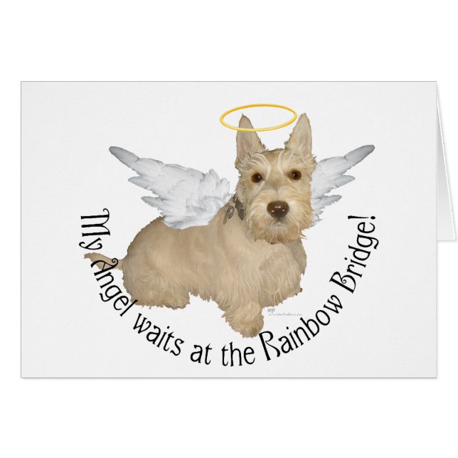 Wheaten Scottish Terrier Angels (Front Horizontal)