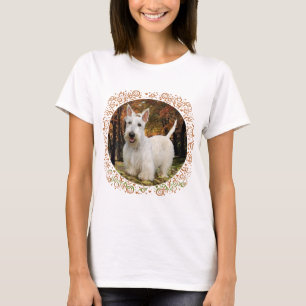 Wheaten Scottish Terrier Autumn T-Shirt