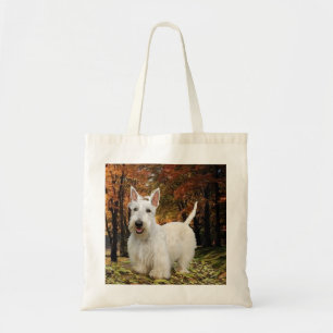 Wheaten Scottish Terrier Autumn Tote Bag