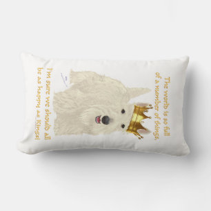 Wheaten Scottish Terrier King Lumbar Cushion