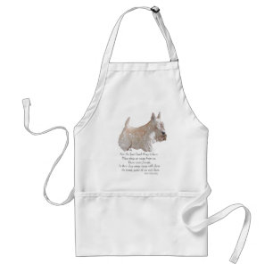 Wheaten Scottish Terrier Rainbow Bridge Standard Apron