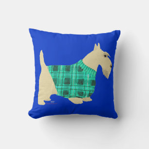 Wheaten Scottish Terrier Sweater Pillow