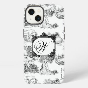 WHEATEN Terrier Black Toile w/Monogram iPhone 13 Case
