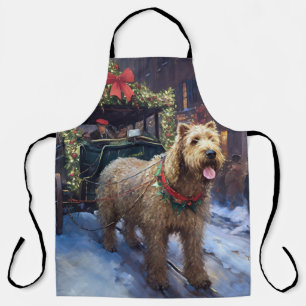 Wheaten Terrier Christmas Festive Season Apron