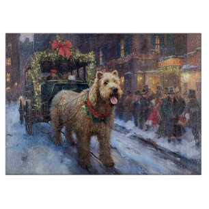 Wheaten Terrier Christmas Festive Season Cutting Board