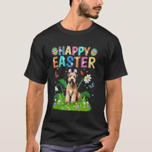 Wheaten Terrier Dog Happy Easter Egg Hunt Bunny Ea T-Shirt