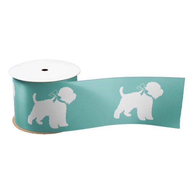 Wheaten Terrier Dog Puppy Satin Ribbon (Spool)