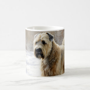 Wheaten Terrier Let It Snow Christmas Coffee Mug