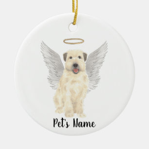 Wheaten Terrier Sympathy Memorial  Ceramic Ornament