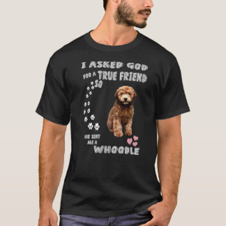 Wheatendoodle Dog Quote Mum Wheatenpoo Dad Art Cut T-Shirt
