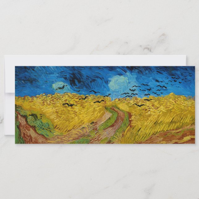 Wheatfield with Crows by Vincent van Gogh (1890) (Front)