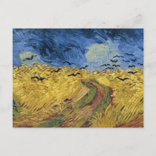 Wheatfield with Crows by Vincent Van Gogh Postcard